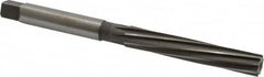 Made in USA - 7/16" Diam, Straight Shank, 2-3/4" Flute, Hand Reamer - Industrial Tool & Supply