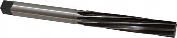 Made in USA - 13/16" Diam, Straight Shank, 4-9/16" Flute, Hand Reamer - Industrial Tool & Supply