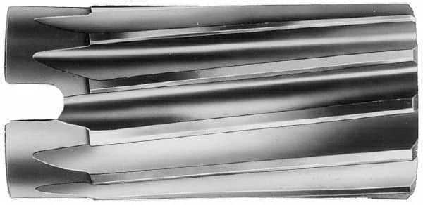 Interstate - 3-9/16" Reamer Diam, Spiral Flute Shell Reamer - Industrial Tool & Supply