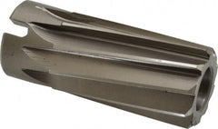 Interstate - 1-1/8" Reamer Diam, Spiral Flute Shell Reamer - Industrial Tool & Supply