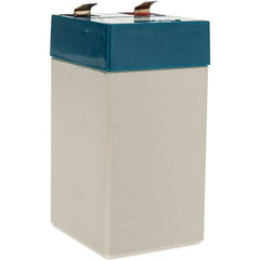 Mule - Lead-Acid, Quick-Disconnect Tab Terminal, 4 Volt, 4.5 Amp, Lead Rechargeable Battery - 6.35mm Tab Width x 0.8mm Tab Thickness, 1.89" Wide x 4-1/4" High x 1.89" Deep - Industrial Tool & Supply