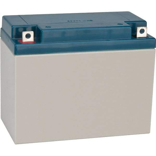 Mule - Lead-Acid, Nut/Bolt Terminal, 6 Volt, 20 Amp, Lead Rechargeable Battery - 6mm Hole Diam, 3.27" Wide x 4.92" High x 6.18" Deep - Industrial Tool & Supply
