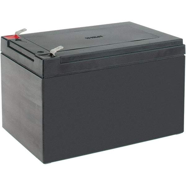 Mule - Lead-Acid, Quick-Disconnect Tab Terminal, 12 Volt, 12 Amp, Lead Rechargeable Battery - 6.35mm Tab Width x 0.8mm Tab Thickness, 3.86" Wide x 3.98" High x 5.94" Deep - Industrial Tool & Supply