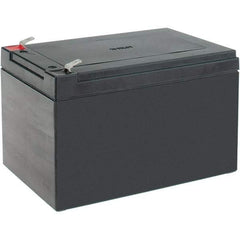 Mule - Lead-Acid, Quick-Disconnect Tab Terminal, 12 Volt, 12 Amp, Lead Rechargeable Battery - 6.35mm Tab Width x 0.8mm Tab Thickness, 3.86" Wide x 3.98" High x 5.94" Deep - Industrial Tool & Supply