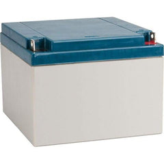 Mule - Lead-Acid, Nut/Bolt Terminal, 12 Volt, 26 Amp, Lead Rechargeable Battery - 6mm Hole Diam, 6.54" Wide x 4.92" High x 6.89" Deep - Industrial Tool & Supply
