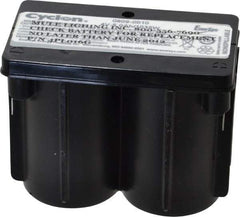 Mule - Pure Lead, Quick-Disconnect Tab Terminal, 4 Volt, 5 Amp, Lead Rechargeable Battery - 1/4" Tab Width x 0.032" Tab Thickness, 2.11" Wide x 2.9" High x 3.78" Deep - Industrial Tool & Supply
