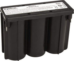Mule - Pure Lead, Quick-Disconnect Tab Terminal, 6 Volt, 8 Amp, Lead Rechargeable Battery - 1/4" Tab Width x 0.032" Tab Thickness, 2.11" Wide x 4" High x 5.47" Deep - Industrial Tool & Supply