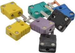 Fluke - 7 Piece Thermometer Mini Plug Kit - Industrial Tool & Supply