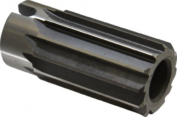 Made in USA - 1-3/8" Reamer Diam, Straight Flute Shell Reamer - Industrial Tool & Supply