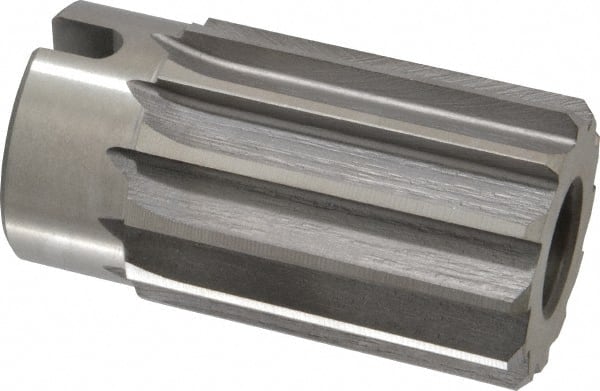 Made in USA - 1-5/8" Reamer Diam, Straight Flute Shell Reamer - Industrial Tool & Supply
