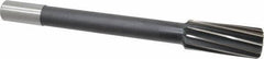 Interstate - 1-5/16" High Speed Steel Chucking Reamer - Spiral Flute, 1" Straight Shank, 3" Flute Length, 11-1/2" OAL - Industrial Tool & Supply