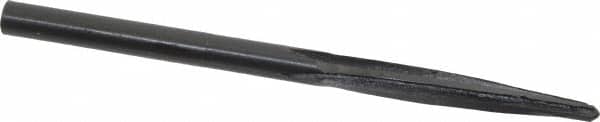 Made in USA - 1/4" Reamer Diam, 5/32" Small End Diam, 5/16" Diam Straight Shank, 2-1/2" Flute, Bridge Reamer - Industrial Tool & Supply
