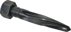 Made in USA - 1-1/16" Reamer Diam, 5/8" Small End Diam, 1-5/8" Hex Shank, 5" Flute, Car Reamer - Industrial Tool & Supply