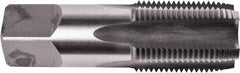 Union Butterfield - 1/8-27 NPSF Thread, 4 Flute Standard Pipe Tap - 2-1/8" OAL, 3/4" Thread Length, 5/16" Shank Diam, Bright Finish, High Speed Steel - Exact Industrial Supply