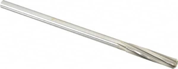 Made in USA - 23/64" High Speed Steel 6 Flute Chucking Reamer - Industrial Tool & Supply