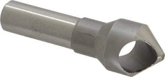 M.A. Ford - 13/16" Head Diam, 1/2" Shank Diam, 0 Flute 82° High Speed Steel Countersink - Bright Finish, 2-5/8" OAL, Single End, Straight Shank, Right Hand Cut - Industrial Tool & Supply