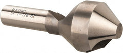 M.A. Ford - 1-1/8" Head Diam, 1/2" Shank Diam, 0 Flute 82° High Speed Steel Countersink - Industrial Tool & Supply