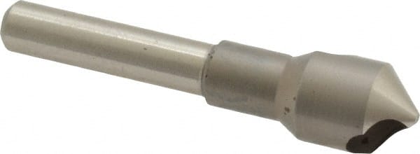M.A. Ford - 7/16" Head Diam, 1/4" Shank Diam, 0 Flute 90° High Speed Steel Countersink - Industrial Tool & Supply