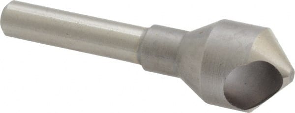 M.A. Ford - 9/16" Head Diam, 1/4" Shank Diam, 0 Flute 90° High Speed Steel Countersink - Industrial Tool & Supply