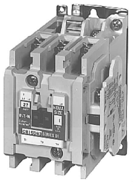 Eaton Cutler-Hammer - 3 Pole, 110 VAC at 50 Hz, 120 VAC at 60 Hz and 600 Volt, 9 Continuous Amp, 1 hp, Open NEMA Combination Starter - ABS Type Approved, cUL Listed, NEMA ICS 2-1993, UL Listed - Industrial Tool & Supply