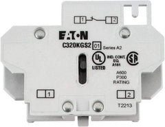 Eaton Cutler-Hammer - Starter Auxiliary Contact - For Use with 10-60A Contactors - Industrial Tool & Supply