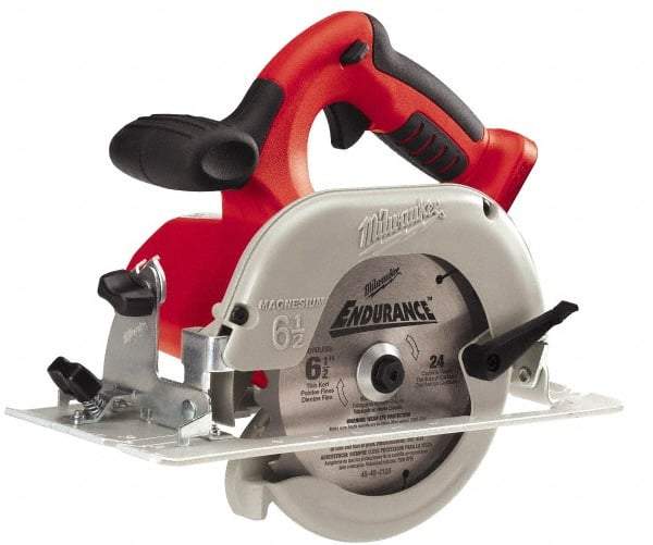 Milwaukee Tool - 28 Volt, 6-1/2" Blade, Cordless Circular Saw - 4,200 RPM, Lithium-Ion Batteries Not Included - Industrial Tool & Supply