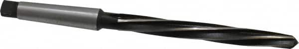 Interstate - 9/16" Reamer Diam, 3/8" Small End Diam, 2MT Morse Taper Shank, 5-1/8" Flute, Bridge Reamer - Industrial Tool & Supply