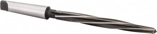 Interstate - 11/16" Reamer Diam, 13/32" Small End Diam, 3MT Morse Taper Shank, 7-1/8" Flute, Bridge Reamer - Industrial Tool & Supply