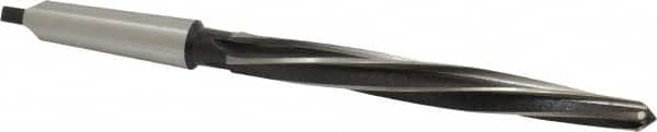Interstate - 13/16" Reamer Diam, 35/64" Small End Diam, 3MT Morse Taper Shank, 7-3/8" Flute, Bridge Reamer - Industrial Tool & Supply