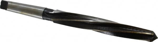 Interstate - 1-1/16" Reamer Diam, 13/16" Small End Diam, 3MT Morse Taper Shank, 7-3/8" Flute, Bridge Reamer - Industrial Tool & Supply