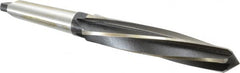 Interstate - 1-1/2" Reamer Diam, 1-1/4" Small End Diam, 4MT Morse Taper Shank, 7-3/8" Flute, Bridge Reamer - Industrial Tool & Supply