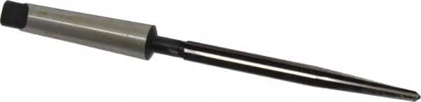 Interstate - 13/32" Reamer Diam, 7/32" Small End Diam, 2MT Morse Taper Shank, 4-3/8" Flute, Bridge Reamer - Industrial Tool & Supply