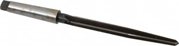 Interstate - 17/32" Reamer Diam, 11/32" Small End Diam, 2MT Morse Taper Shank, 5-1/8" Flute, Bridge Reamer - Industrial Tool & Supply