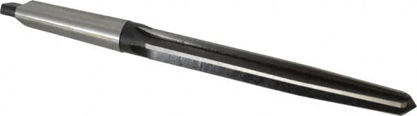 Interstate - 15/16" Reamer Diam, 43/64" Small End Diam, 3MT Morse Taper Shank, 7-3/8" Flute, Bridge Reamer - Industrial Tool & Supply
