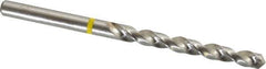 Accupro - 13/64" 130° Vanadium High Speed Steel Jobber Drill - Bright Finish, Right Hand Cut, Spiral Flute, Straight Shank, 86mm OAL, Split Point - Industrial Tool & Supply