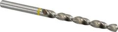 Accupro - 17/64" 130° Vanadium High Speed Steel Jobber Drill - Bright Finish, Right Hand Cut, Spiral Flute, Straight Shank, 109mm OAL, Split Point - Industrial Tool & Supply