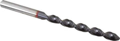 Accupro - 17/64" 135° Cobalt Jobber Drill - TiAlN Finish, Right Hand Cut, Spiral Flute, Straight Shank, 109mm OAL, UX Point - Industrial Tool & Supply