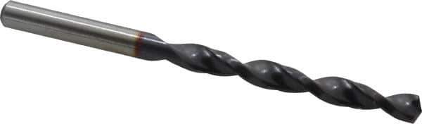 Accupro - 9/32" 135° Cobalt Jobber Drill - TiAlN Finish, Right Hand Cut, Spiral Flute, Straight Shank, 109mm OAL, UX Point - Industrial Tool & Supply