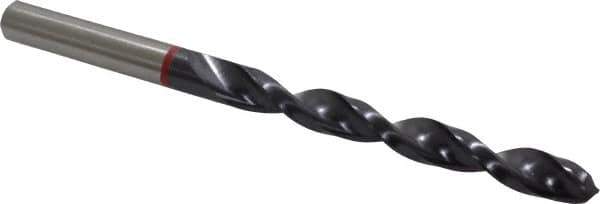 Accupro - 5/16" 135° Cobalt Jobber Drill - TiAlN Finish, Right Hand Cut, Spiral Flute, Straight Shank, 117mm OAL, UX Point - Industrial Tool & Supply