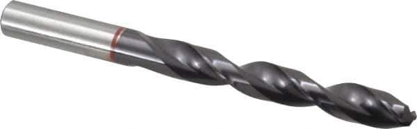 Accupro - 13mm 135° Cobalt Jobber Drill - TiAlN Finish, Right Hand Cut, Spiral Flute, Straight Shank, 151mm OAL, UX Point - Industrial Tool & Supply