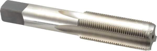 Hertel - M20x1.50 Metric Fine 4 Flute Bright Finish High Speed Steel Straight Flute Standard Hand Tap - Bottoming, Right Hand Thread, 4-15/32" OAL, D6 Limit - Exact Industrial Supply