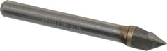 Hertel - 5/16" Head Diam, 1/4" Shank Diam, 3 Flute 60° Solid Carbide Countersink - Industrial Tool & Supply