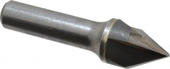 Hertel - 3/4" Head Diam, 1/2" Shank Diam, 3 Flute 60° Solid Carbide Countersink - Industrial Tool & Supply