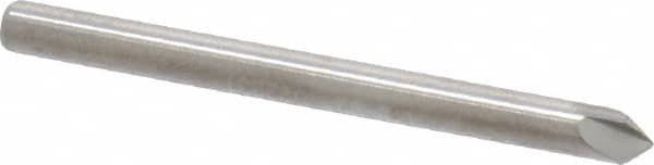 Hertel - 1/8" Head Diam, 1/8" Shank Diam, 3 Flute 82° Solid Carbide Countersink - Industrial Tool & Supply