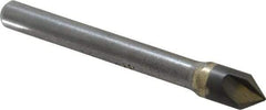 Hertel - 5/16" Head Diam, 1/4" Shank Diam, 3 Flute 82° Solid Carbide Countersink - Bright Finish, 2-1/2" OAL, Single End, Straight Shank, Right Hand Cut - Industrial Tool & Supply
