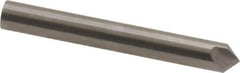 Hertel - 3/16" Head Diam, 3/16" Shank Diam, 3 Flute 90° Solid Carbide Countersink - Bright Finish, 1-1/2" OAL, Single End, Straight Shank, Right Hand Cut - Industrial Tool & Supply