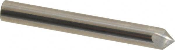 Hertel - 1/4" Head Diam, 1/4" Shank Diam, 3 Flute 90° Solid Carbide Countersink - Industrial Tool & Supply