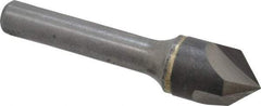 Hertel - 5/8" Head Diam, 3/8" Shank Diam, 3 Flute 90° Solid Carbide Countersink - Bright Finish, 2-5/8" OAL, Single End, Straight Shank, Right Hand Cut - Industrial Tool & Supply