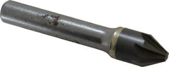 Hertel - 1/2" Head Diam, 3/8" Shank Diam, 6 Flute 60° Solid Carbide Countersink - Industrial Tool & Supply