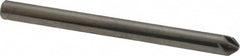 Hertel - 1/8" Head Diam, 1/8" Shank Diam, 6 Flute 82° Solid Carbide Countersink - Industrial Tool & Supply